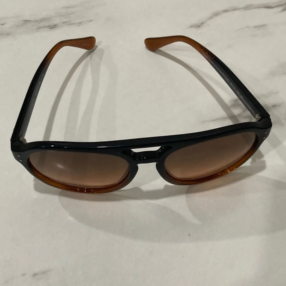 Coach Men's Pilot Sunglasses - Black & Brown